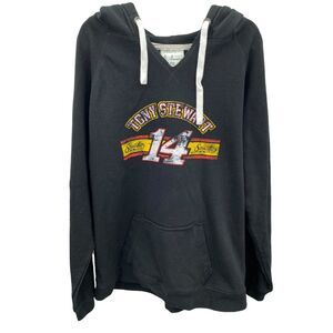 NASCAR Tony Stewart #14 Hoodie‎ XXL J. America Pocket V Neck